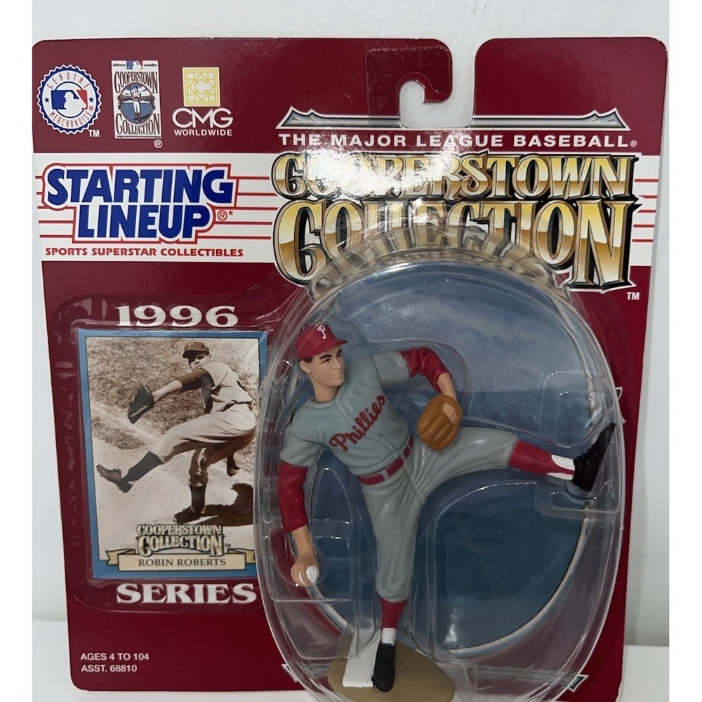 (J2/2/N)obin Roberts 1996 Cooperstown Collection Starting Lineup Baseball Figure